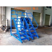 移動(dòng)登高梯，倉庫登高車