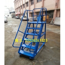 移動登高梯，倉庫登高車